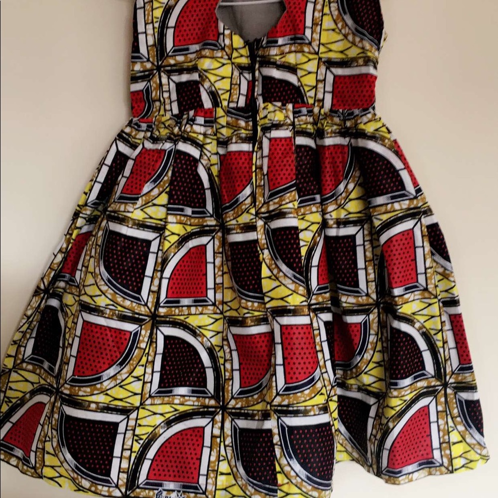 Ankara print dress